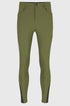 Olive green riding breeches for men