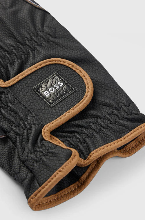 Boss equestrian gloves black