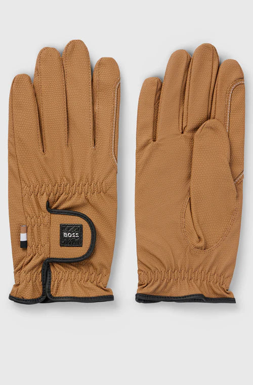 Boss equestrian gloves tan