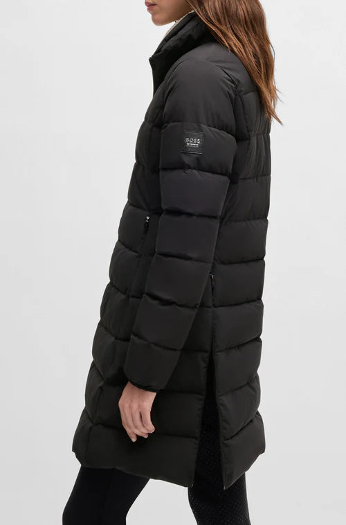 Equestrian winter coats with side zips