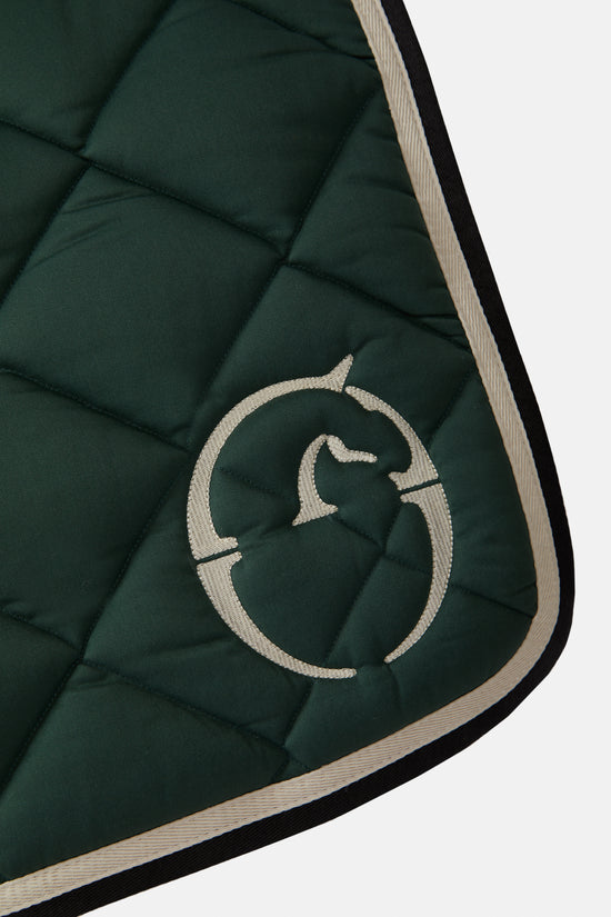 Green Saddle Pad with Vestrum Logo