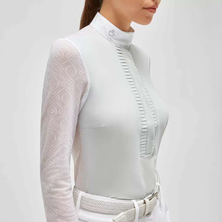 cavalleria toscana ladies transparent show shirt