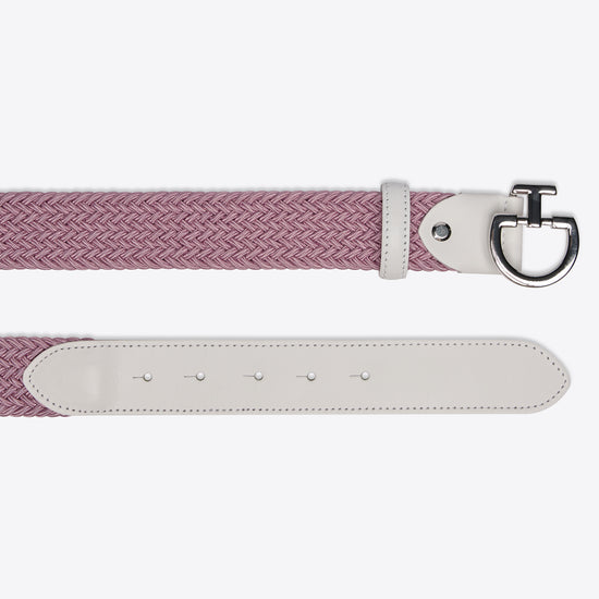 CT Elastic belt in pink and white