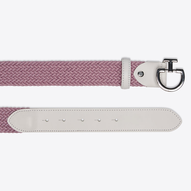CT Elastic belt in pink and white