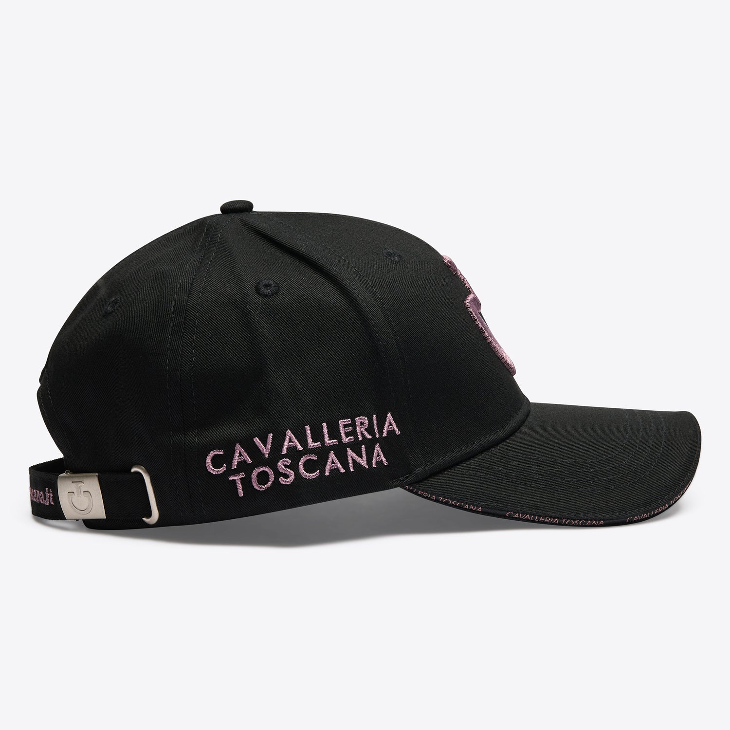 CT black and pink baseball cap