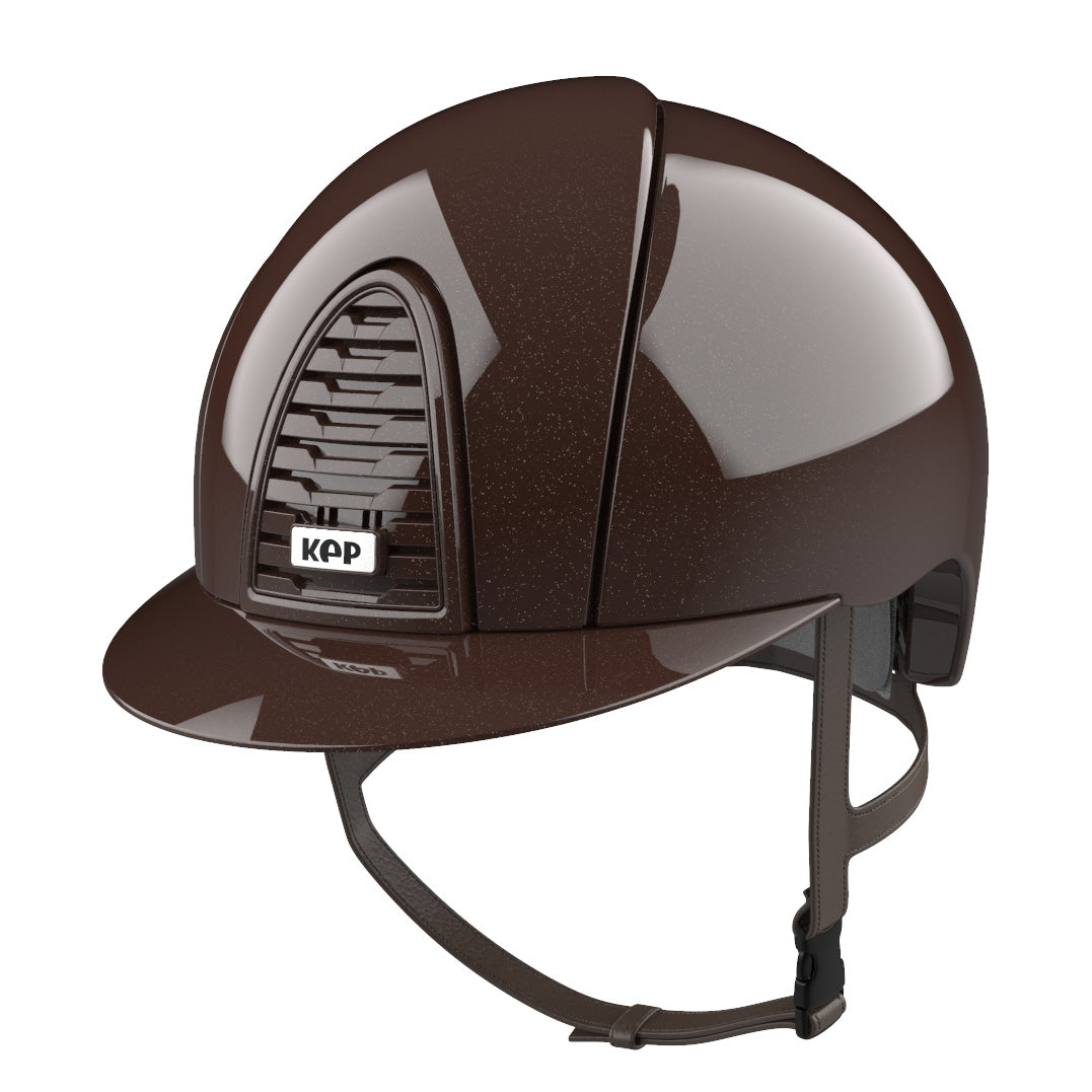 comfortable brown motorcycle helmets Riding Helmet Cromo 2.0 Metal Diamond Brown – EquiZone Online