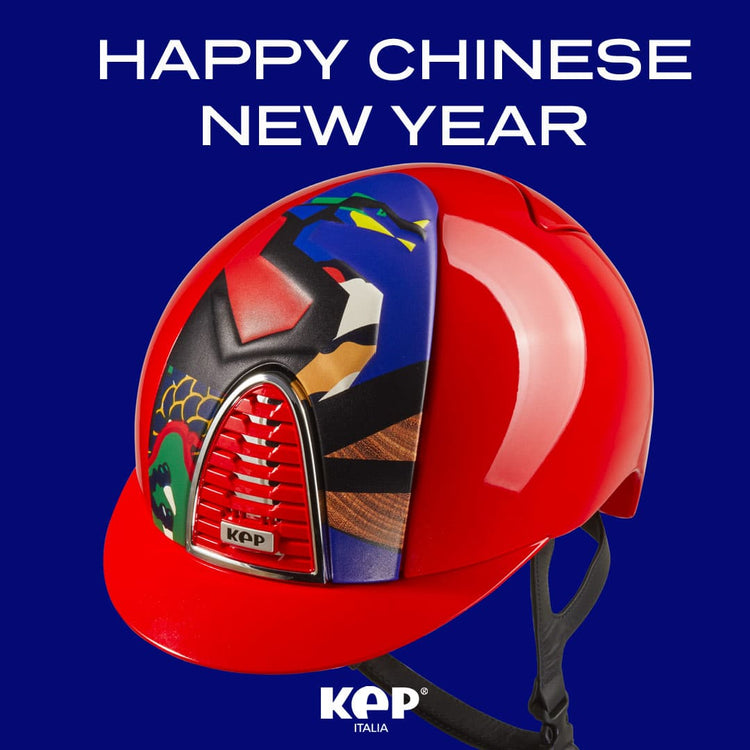 Helmet with a dragon on it