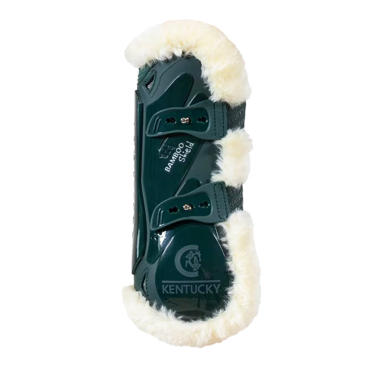 Dark Green Kentucky Horsewear Jumping Boots