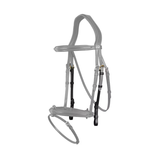 These cheekpieces offer comfort and a free field of vision.