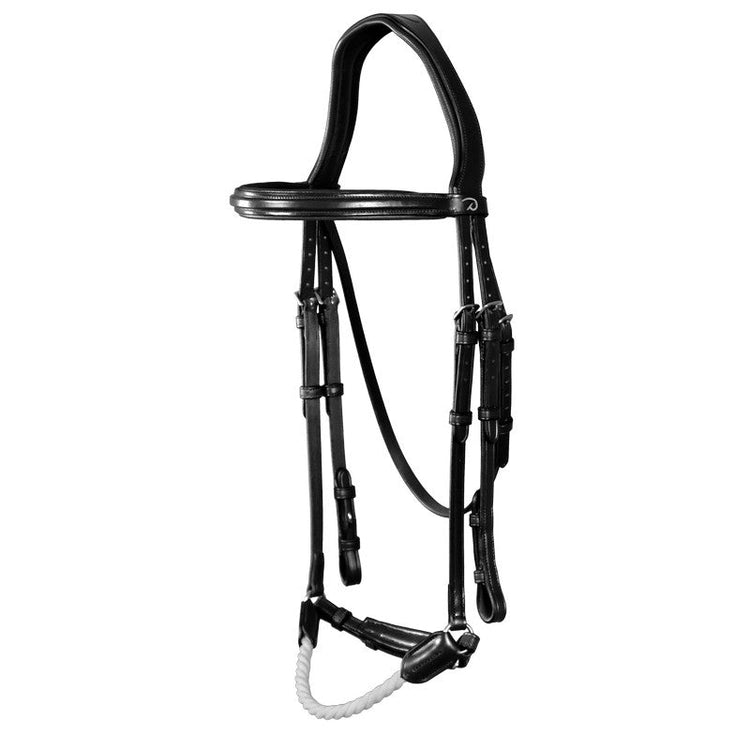 New English Rope Drop Noseband Bridle