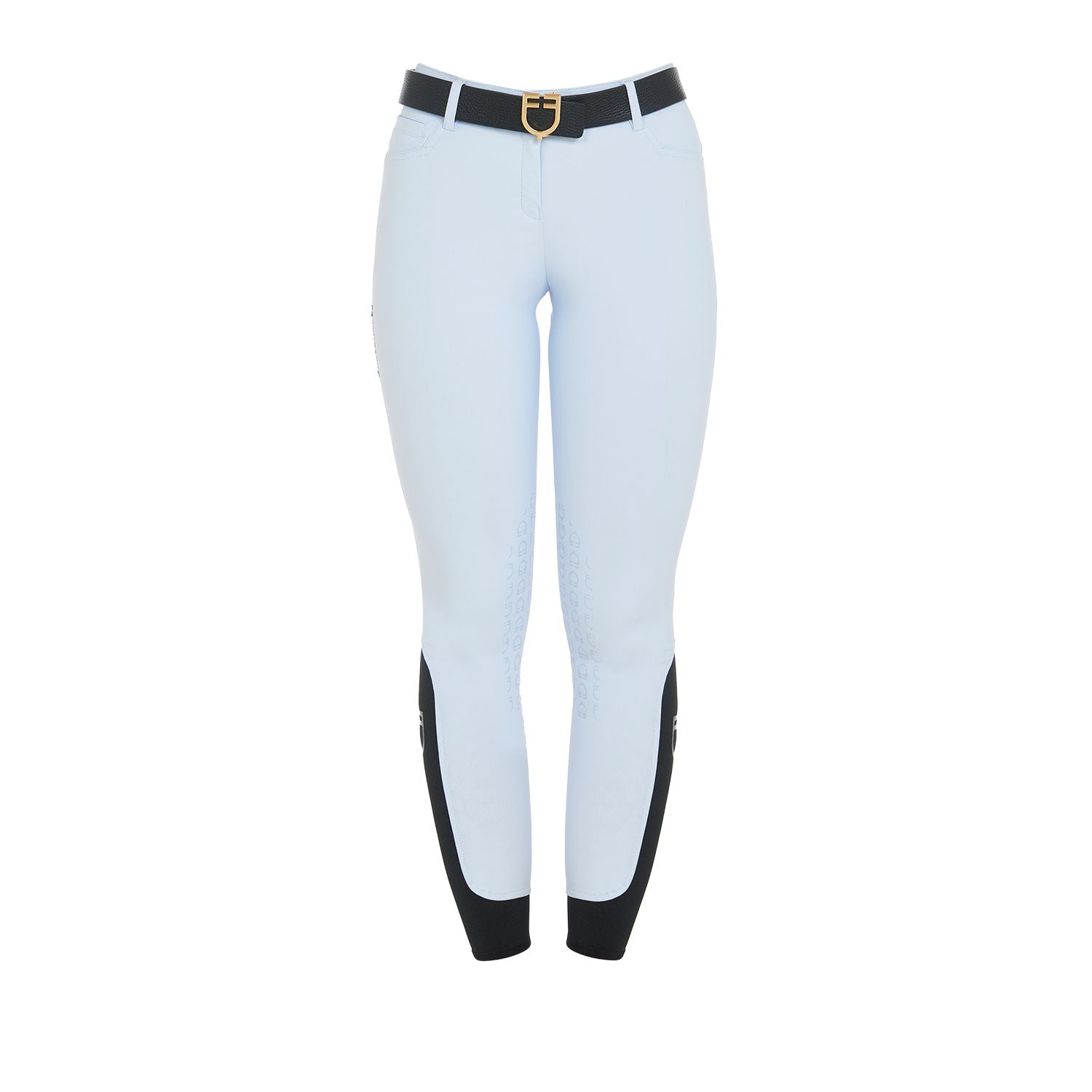 Pale blue equestrian breeches
