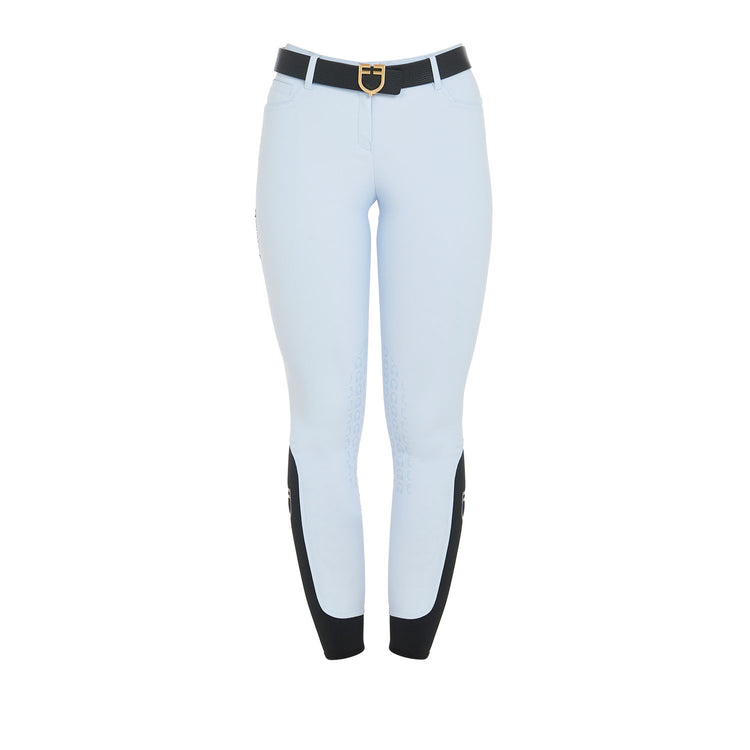 Pale blue equestrian breeches