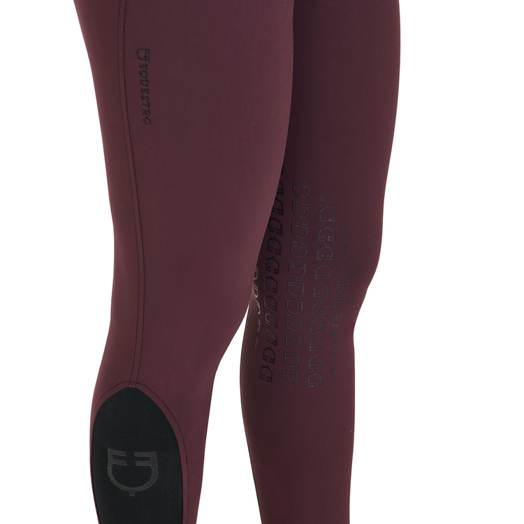 Burgundy ladies riding pants