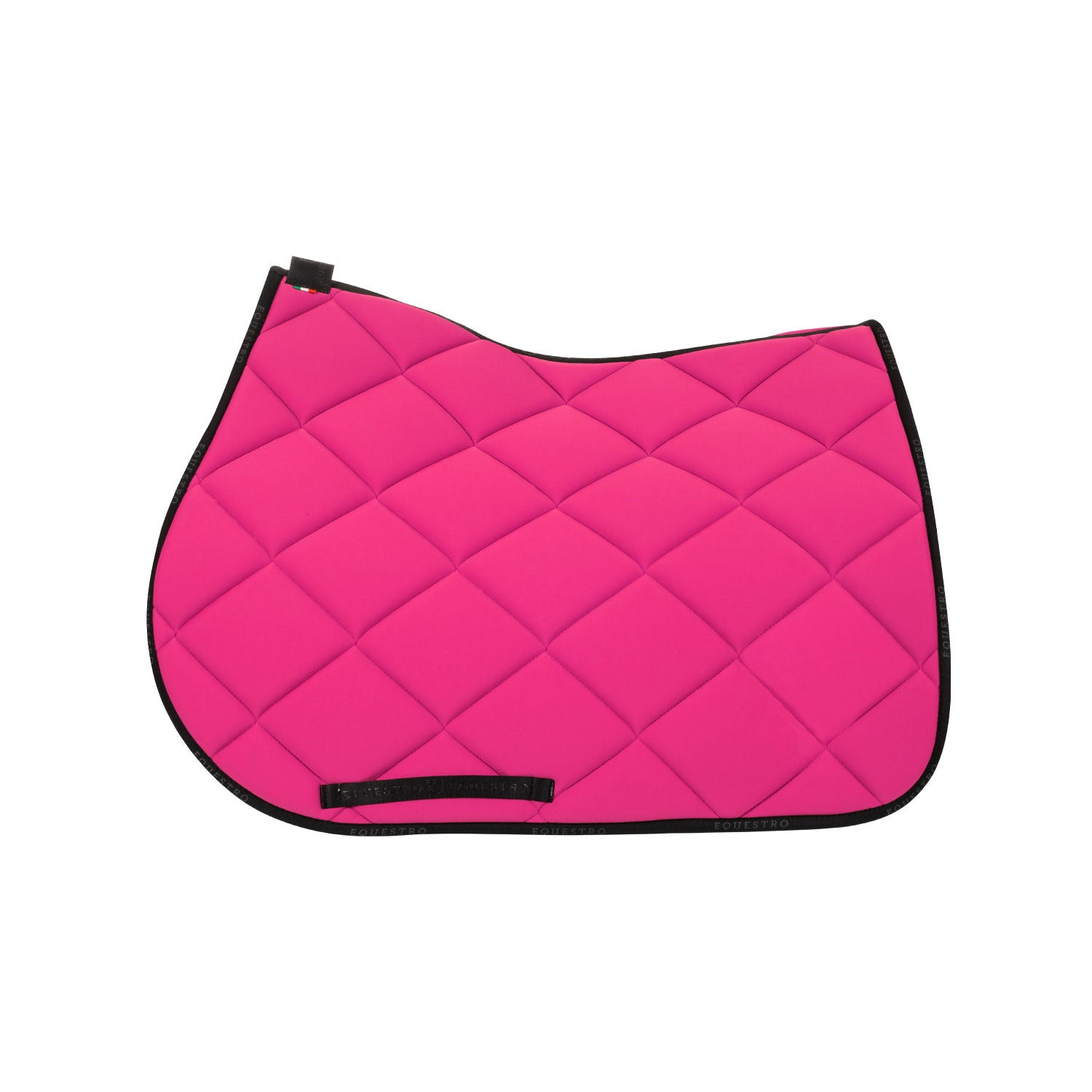 Pink saddle blanket for horse