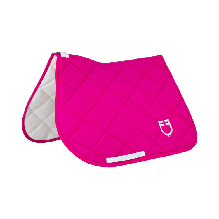 Jumping saddle pad with honeycomb