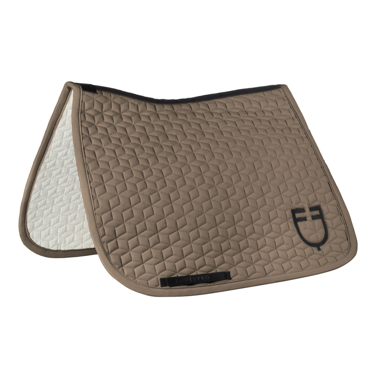 Equestro horse saddle pad offering superior shock absorption walnut