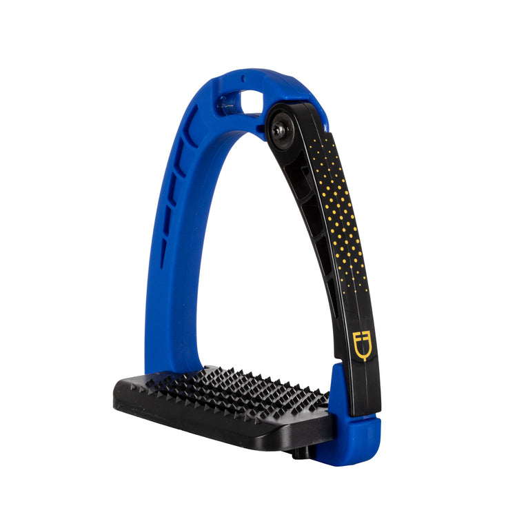 Blue stirrups