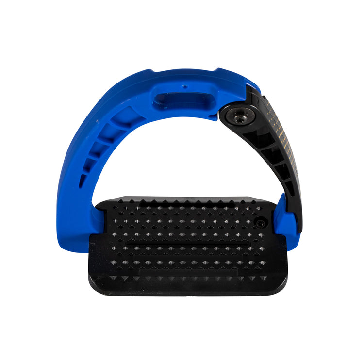 Stirrups with side opening