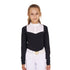 Equestro Girls long sleeve show shirt in black