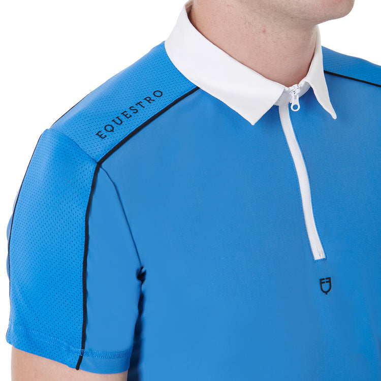 Niebieska Polo Bluzka