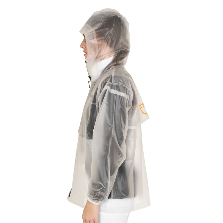 Rain jacket for equestrians