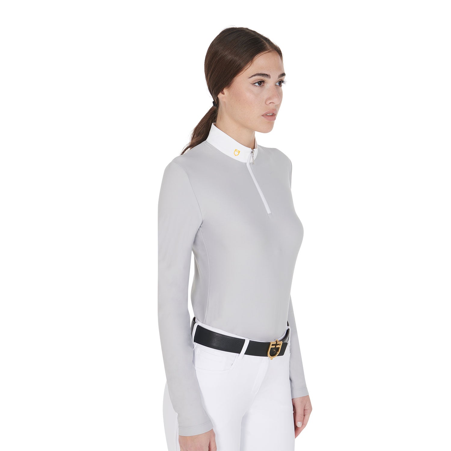 equestrian competition polo with fleece