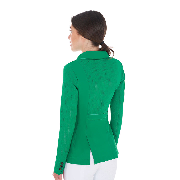 Green competition jacket for women