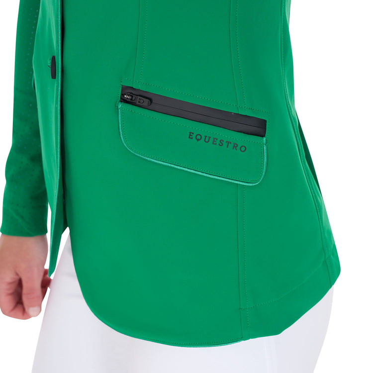 Green equestro show jacket