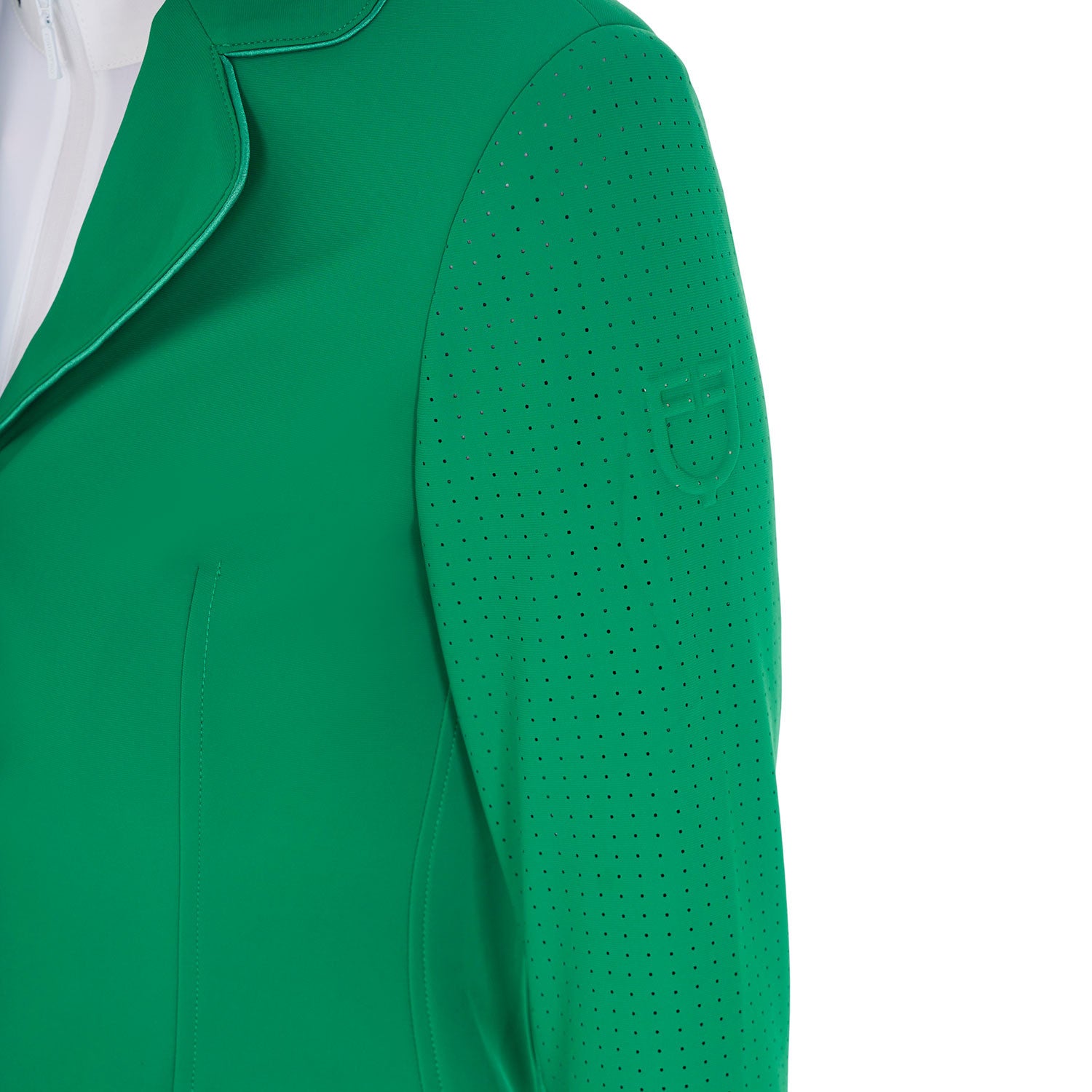 Ladies show jacket in green