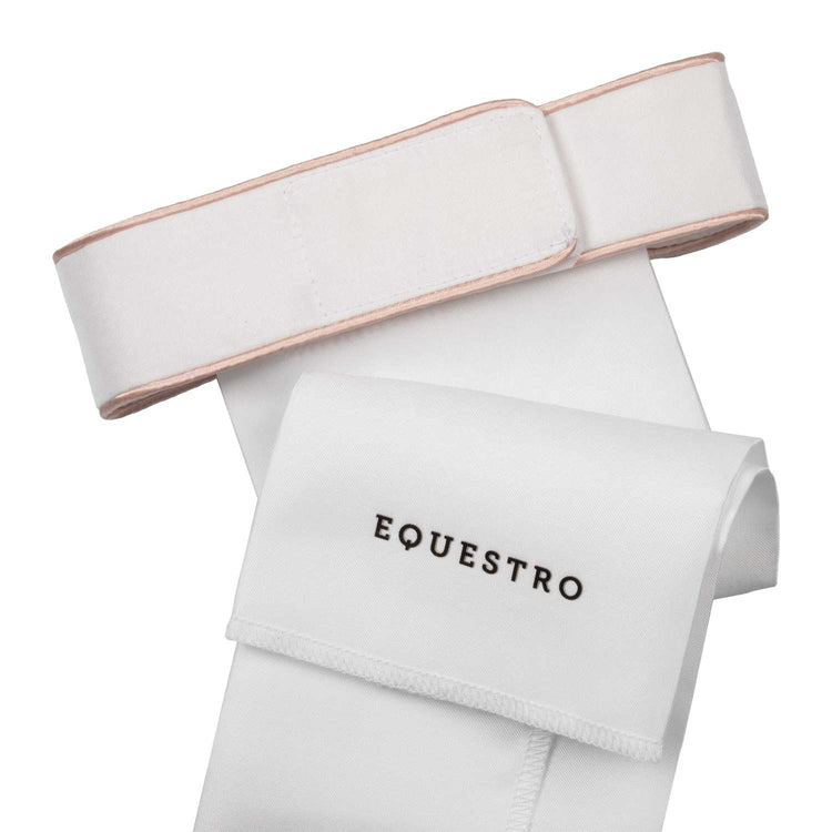 Dressage plastron with rose gold details