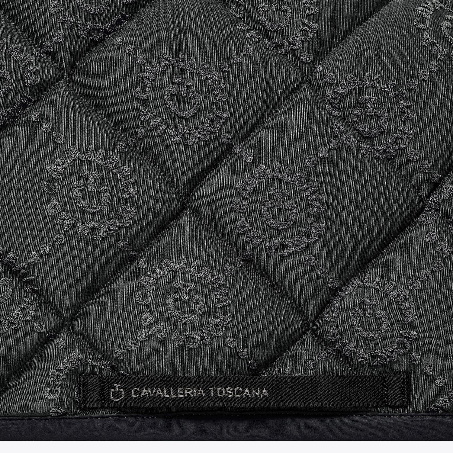 CT grey saddle blanket