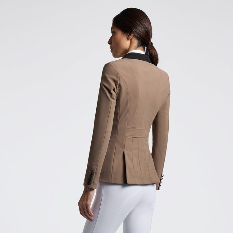 Light brown ladies equestrian competition jacket
