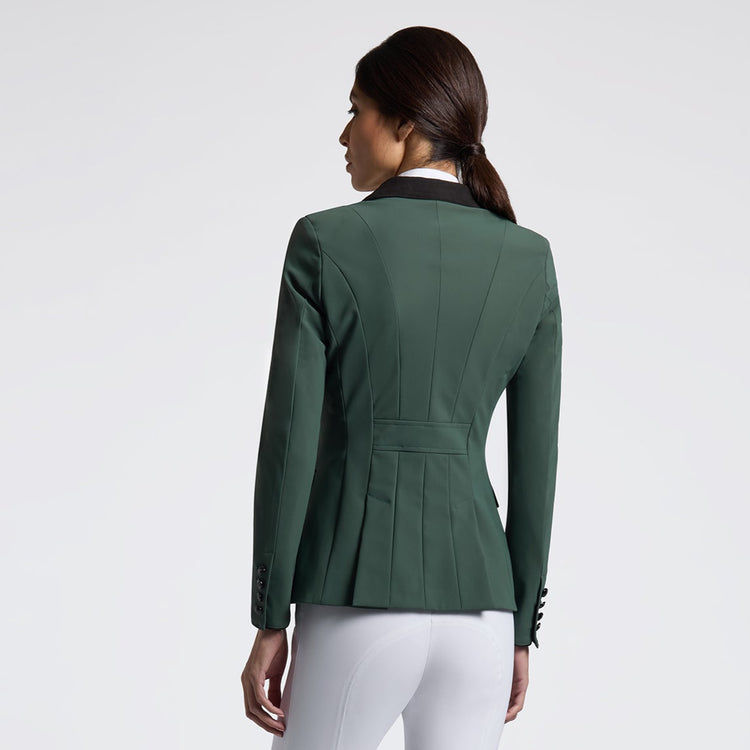 Hunter green ladies show jacket
