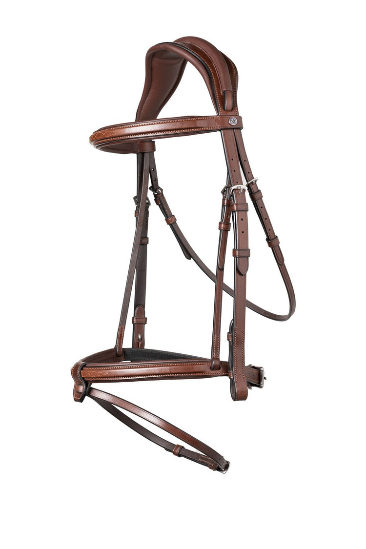 Anatomical bridle headpiece