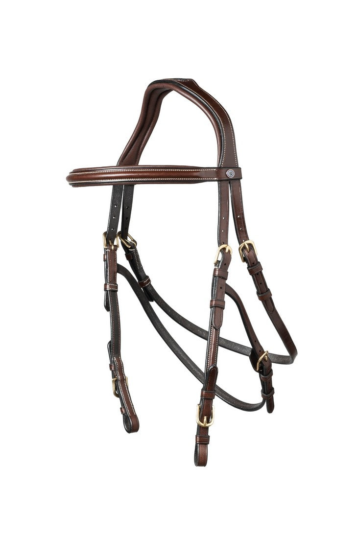 Ergonomic hackamore bridle