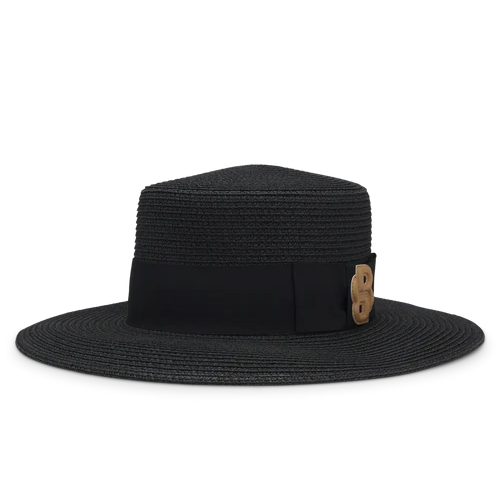 Boss Equestrian Double BB Boater Hat Black