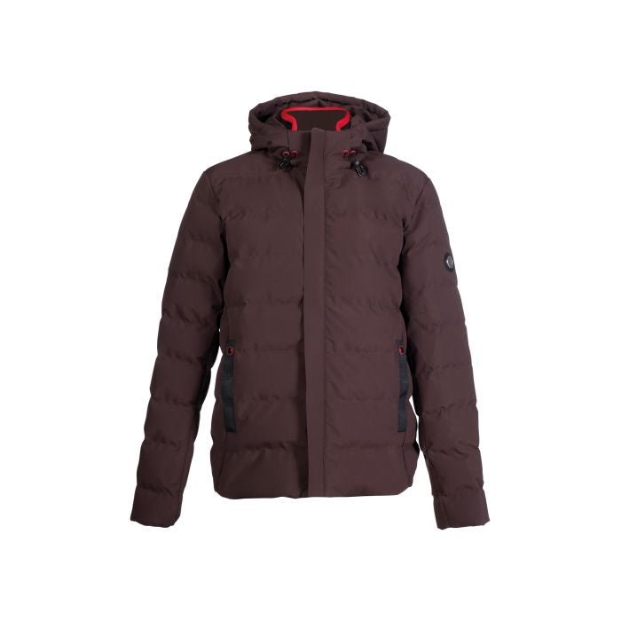 lightweight quilted men’s jacket with hood for stable and leisure