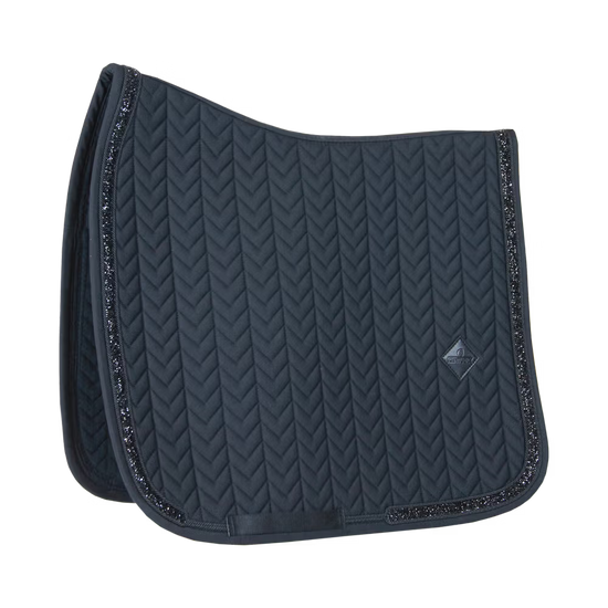 Kentucky Horsewear Dressage Saddle Pad Glitter Stone Black
