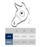 horse titanium mask size chart