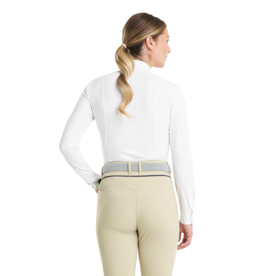 Perforated ladies show shirt