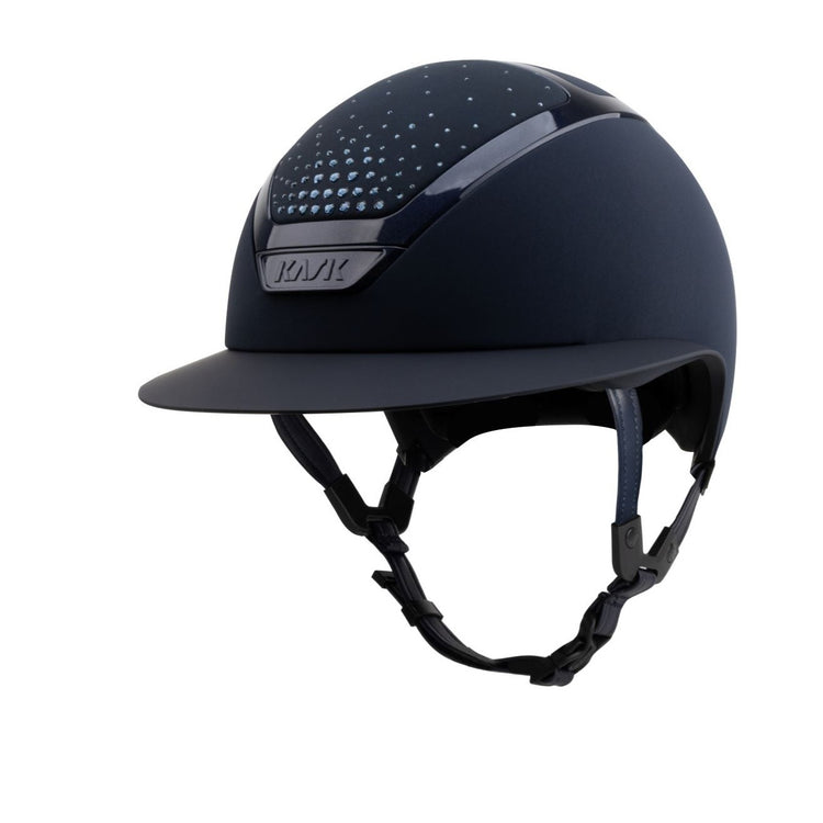 Kask do jazdy konnej z kryształami