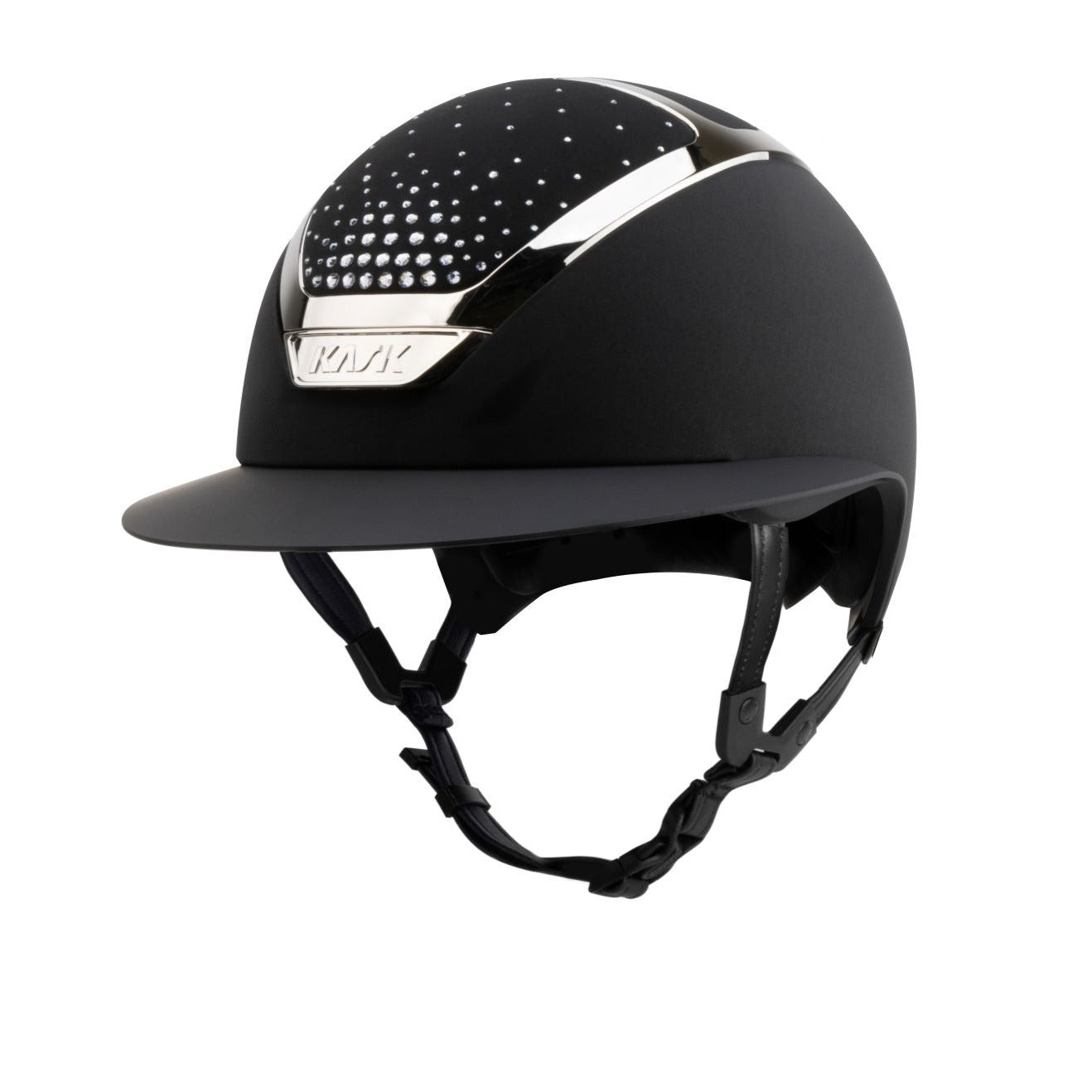 Swarovski versierde dressuurhelm