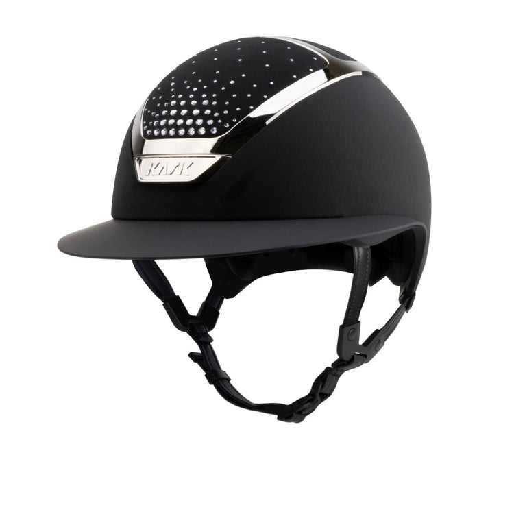 Swarovski versierde dressuurhelm