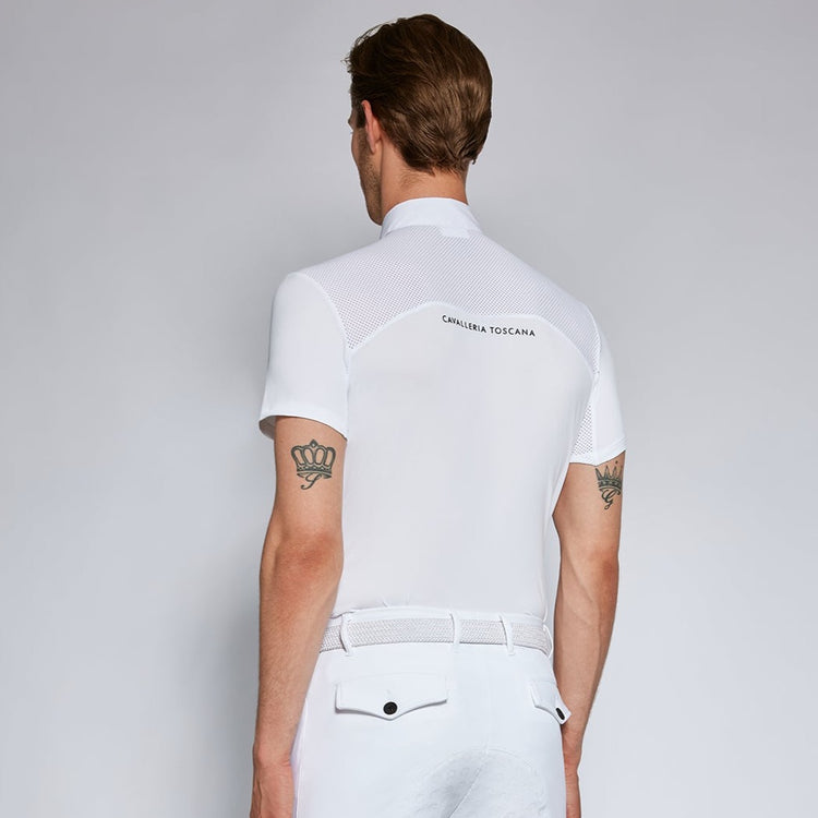 Cavalleria Toscana mens show shirt short sleeve