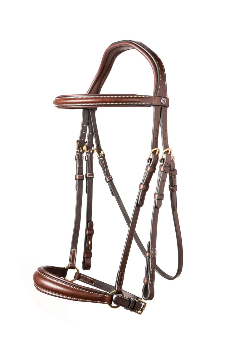 dropped noseband bridle