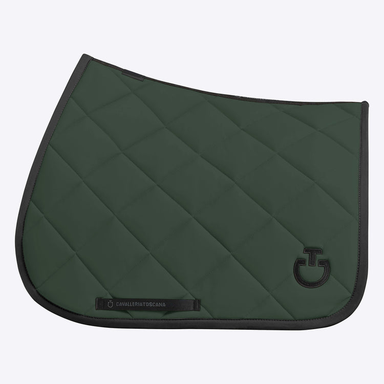 Green Saddle Blanket with CT logo in black