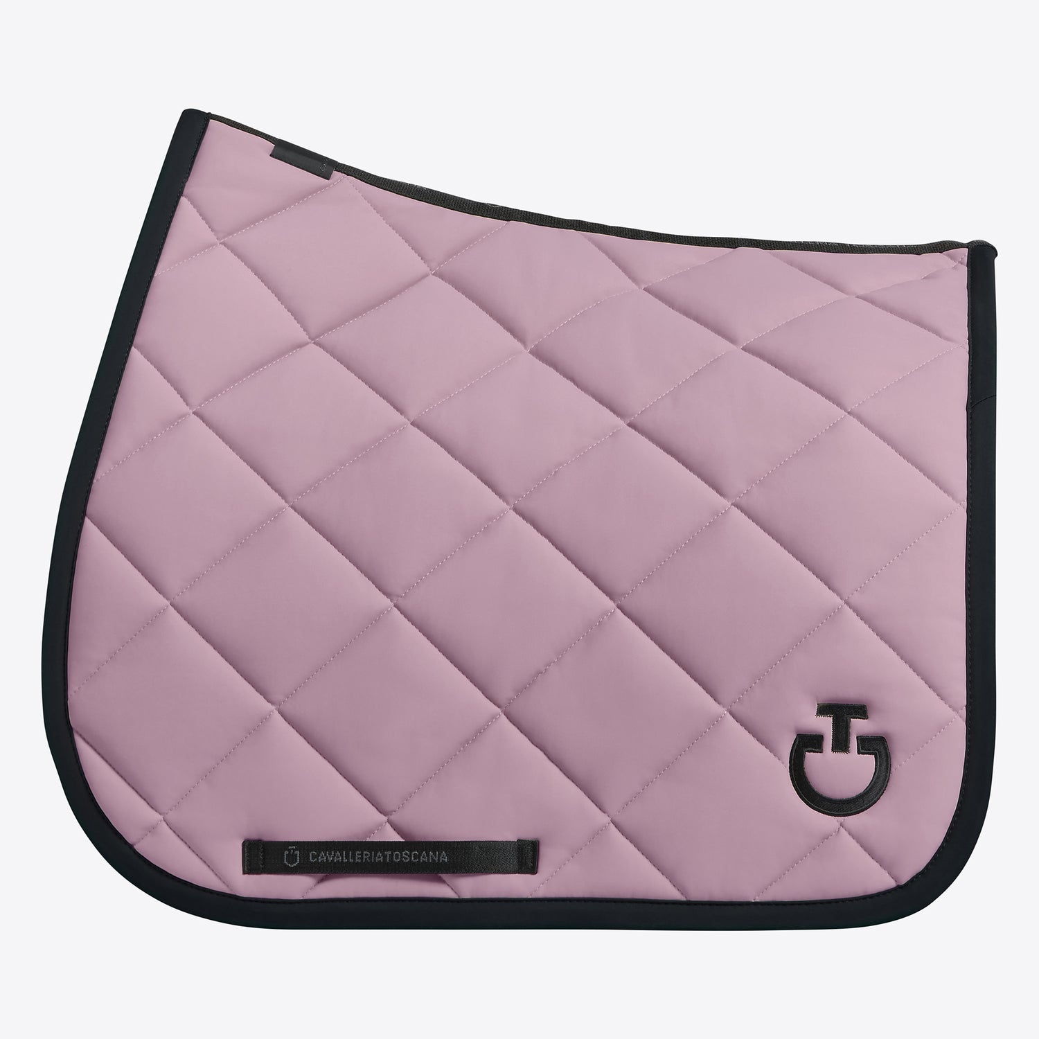 Pink diamond quilt saddle blanket from Cavallaiera Toscana for dressage