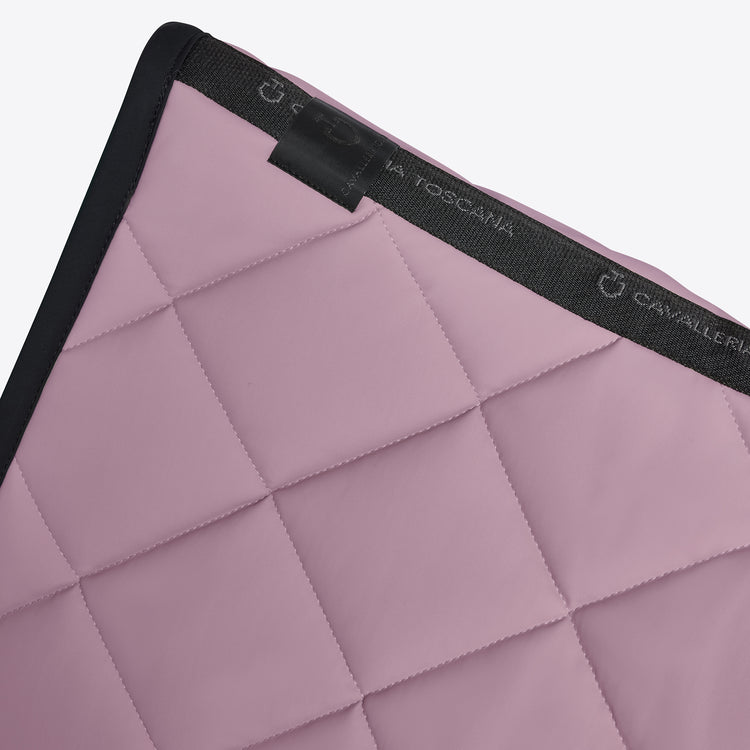 Close up of Cavalleria Toscana diamond quilt saddle pad