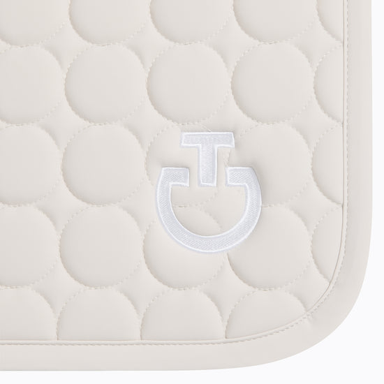 CT Circular Quilt saddle blanket in beige