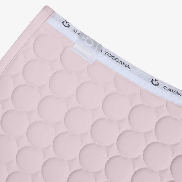 CT saddle blanket circular quilt in light pink